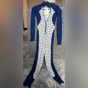 Urban Outfitters - Out From Under. Loungewear jumpsuit, navy with stars.